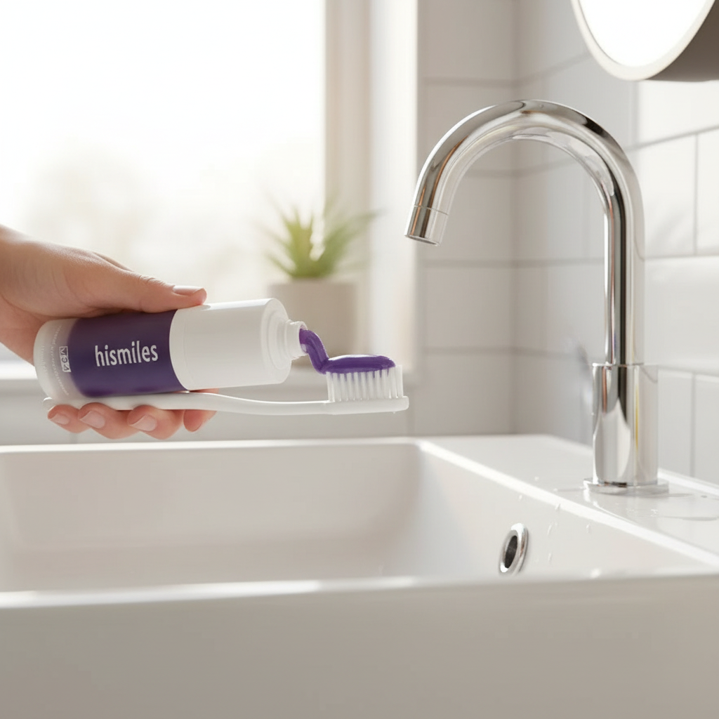 Dentifrice blanchissant violet, nettoyage en profondeur, élimination des taches, haleine rafraîchissante, soins buccaux essentiels pour la vie quotidienne à domicile, 30ml