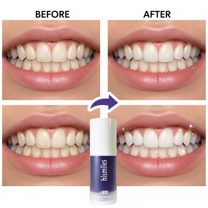 Dentifrice blanchissant violet, nettoyage en profondeur, élimination des taches, haleine rafraîchissante, soins buccaux essentiels pour la vie quotidienne à domicile, 30ml